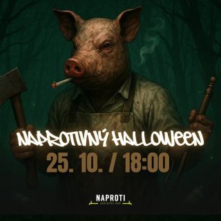 Kdo se bojí, nesmí do Naproti! Po roce oblíbená příležitost se řádně utrhnout ze řetězu! Nahoď na sebe kostým, vyřež...